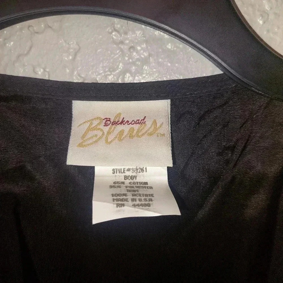 Vintage Tapestry Christmas Santa Backroad Blues Vest Size X Large Womens Holiday - Picture 5 of 6